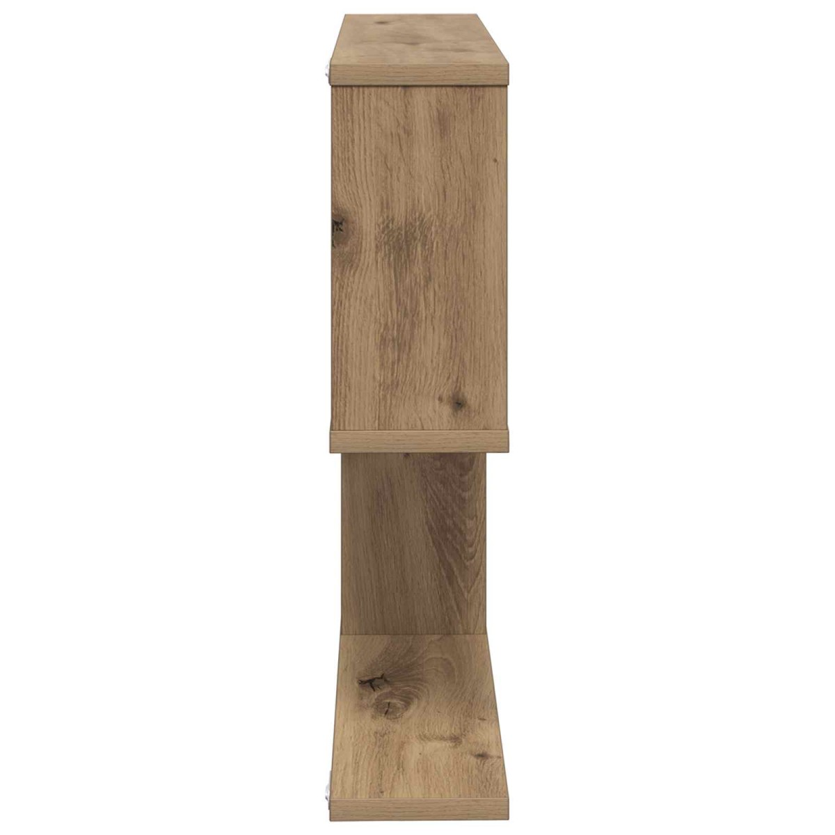 vidaXL Ράφι Τοίχου Artisan Δρυς 60 x 12 x 50,5 εκ Επεξεργασμένο Ξύλο