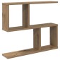 vidaXL Ράφι Τοίχου Artisan Δρυς 60 x 12 x 50,5 εκ Επεξεργασμένο Ξύλο