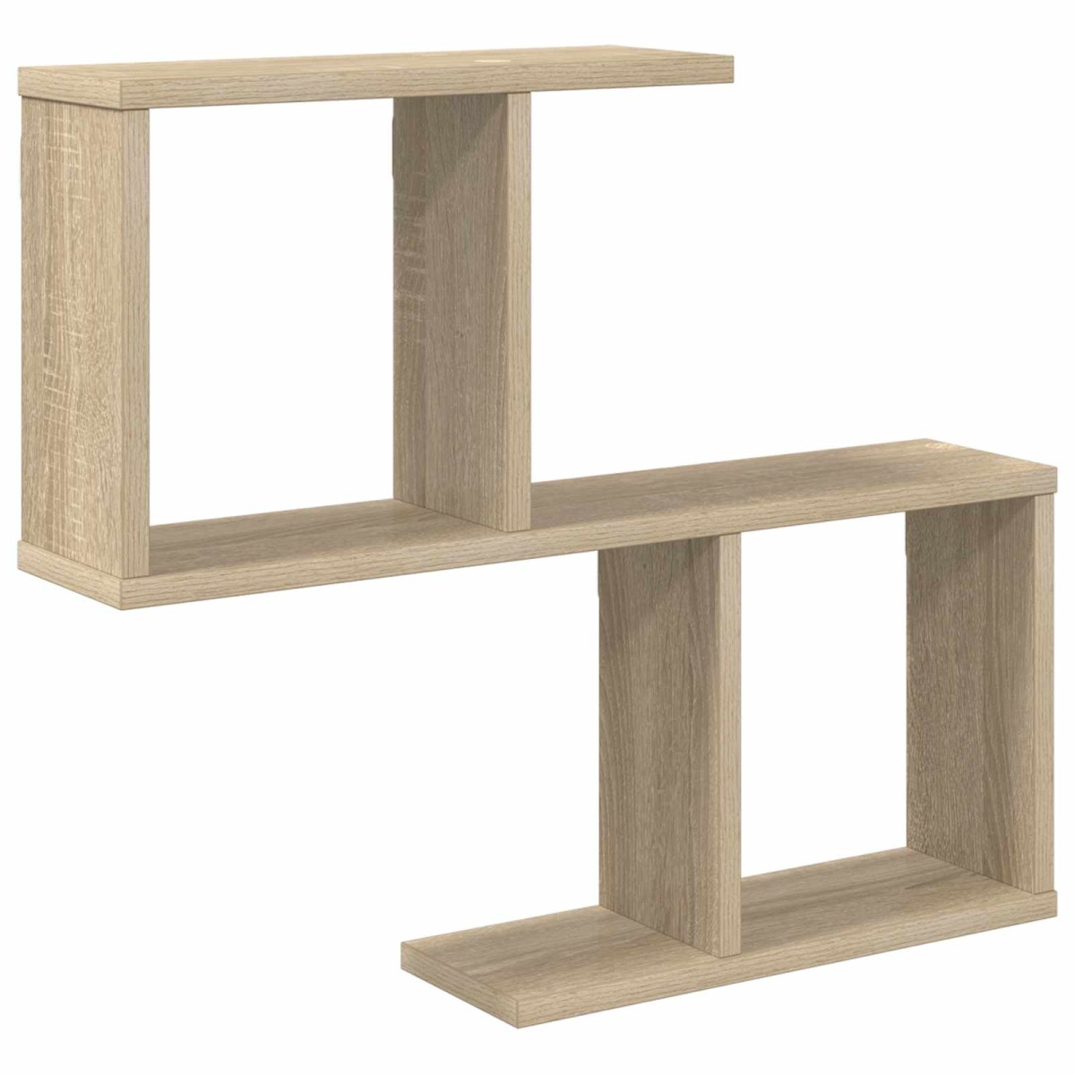 vidaXL Ράφι Τοίχου Sonoma Δρυς 60 x 12 x 50,5 εκ Επεξεργασμένο Ξύλο