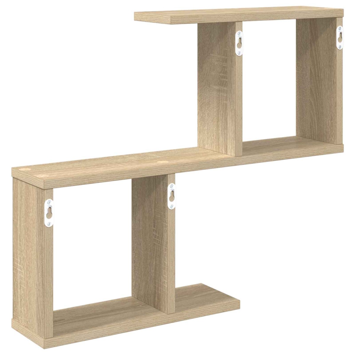 vidaXL Ράφι Τοίχου Sonoma Δρυς 60 x 12 x 50,5 εκ Επεξεργασμένο Ξύλο