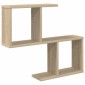 vidaXL Ράφι Τοίχου Sonoma Δρυς 60 x 12 x 50,5 εκ Επεξεργασμένο Ξύλο