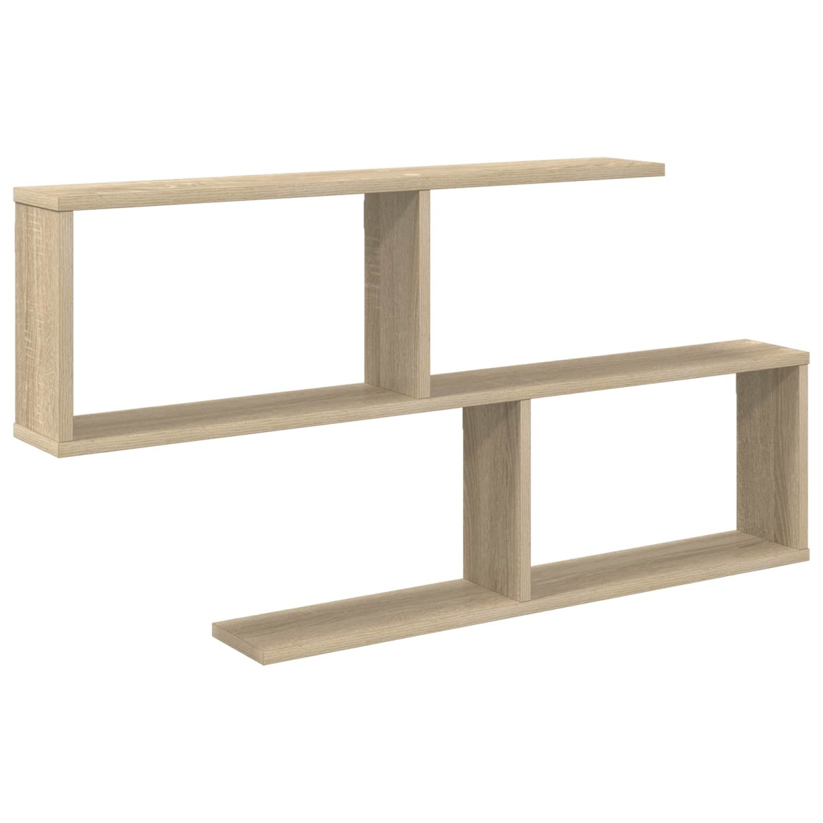 vidaXL Ράφι Τοίχου Sonoma Δρυς 100 x 12 x 50,5 εκ Επεξεργασμένο Ξύλο