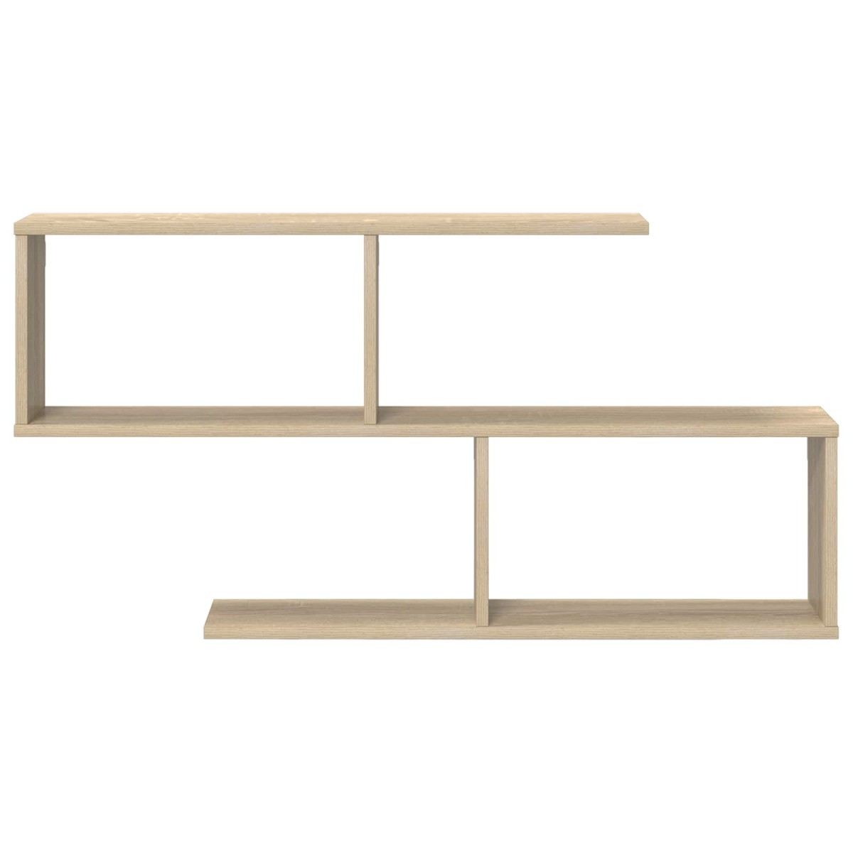 vidaXL Ράφι Τοίχου Sonoma Δρυς 100 x 12 x 50,5 εκ Επεξεργασμένο Ξύλο