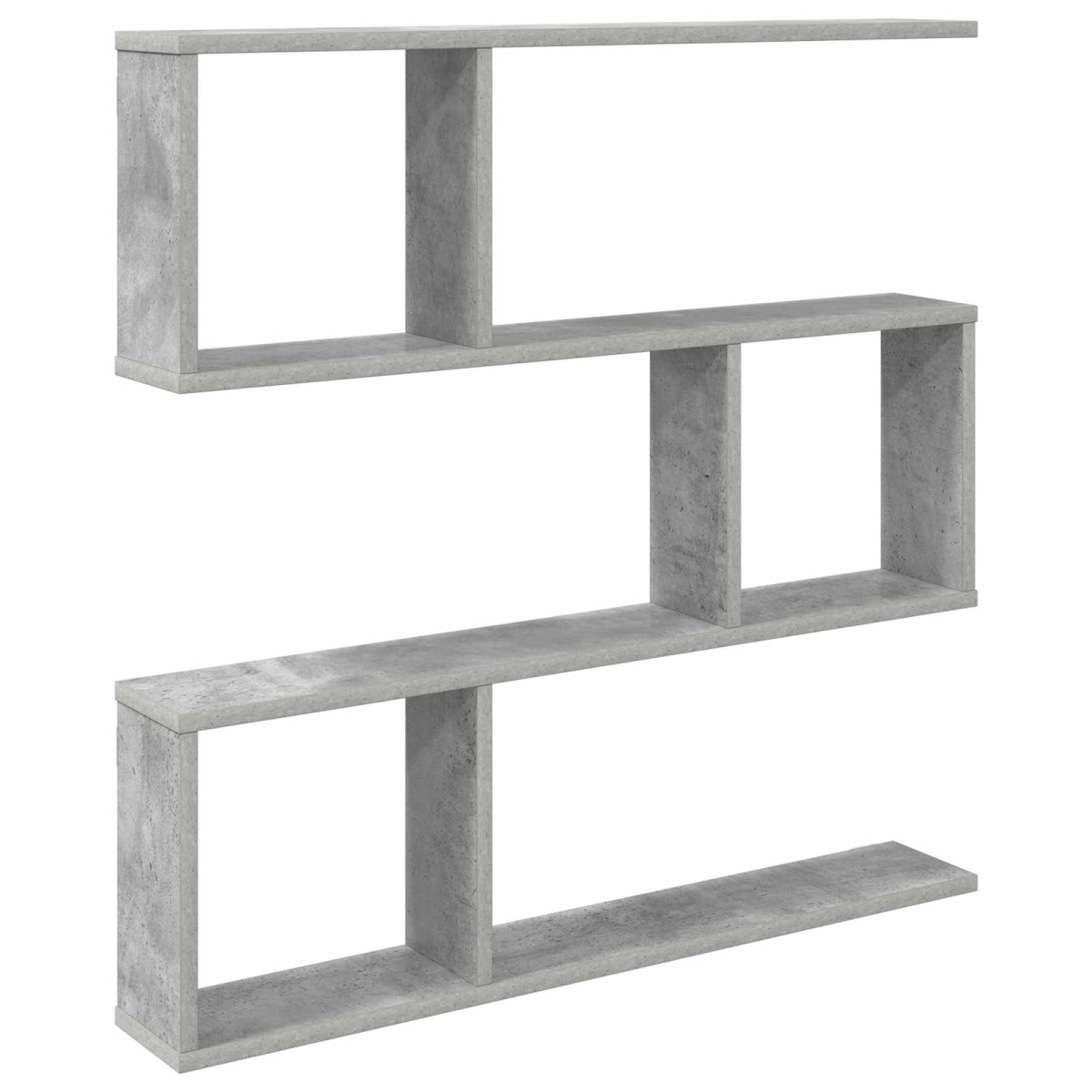 vidaXL Ράφι Τοίχου Γκρι Σκυροδέματος 80 x 12 x 79,5 εκ