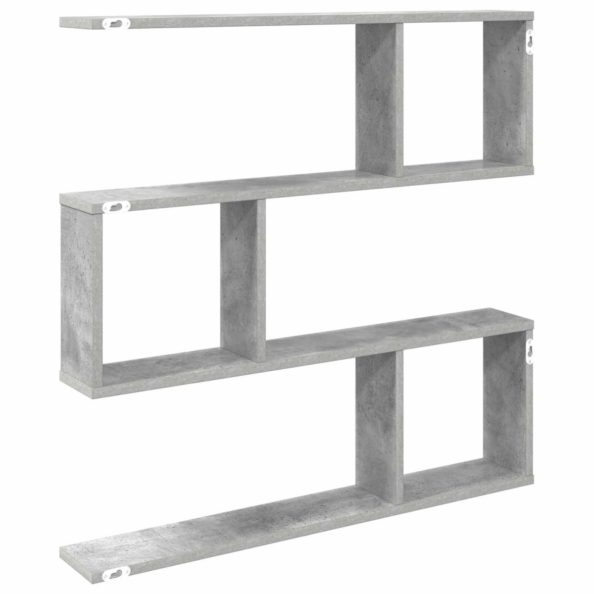vidaXL Ράφι Τοίχου Γκρι Σκυροδέματος 80 x 12 x 79,5 εκ