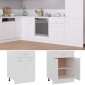 vidaXL Ντουλάπι με Συρτάρι Λευκό 60x46x81,5 εκ. Μοριοσανίδα