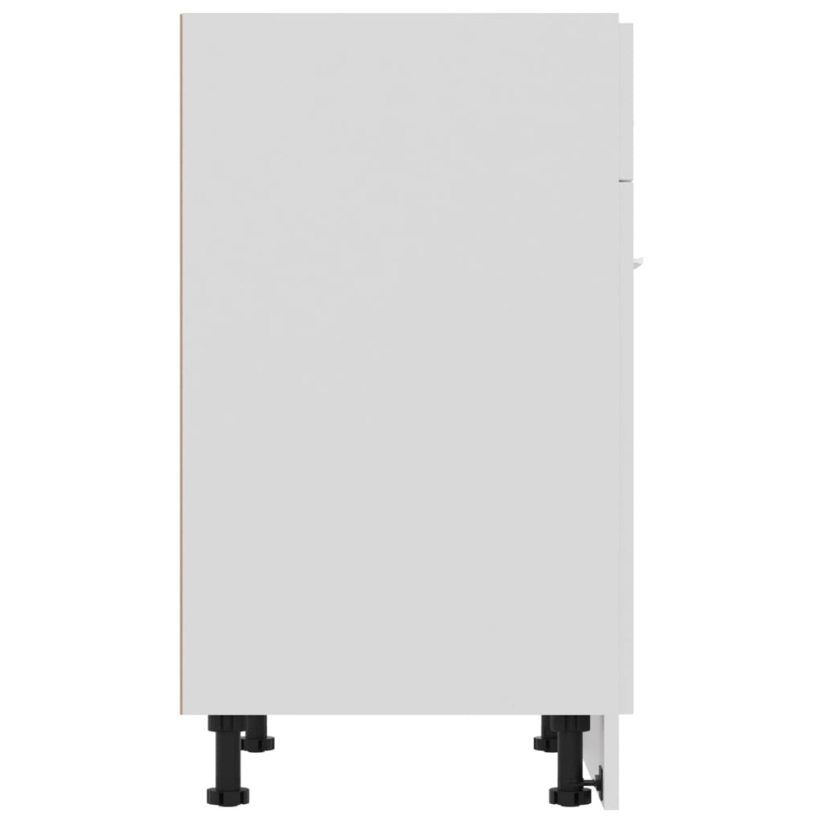 vidaXL Ντουλάπι με Συρτάρι Λευκό 60x46x81,5 εκ. Μοριοσανίδα