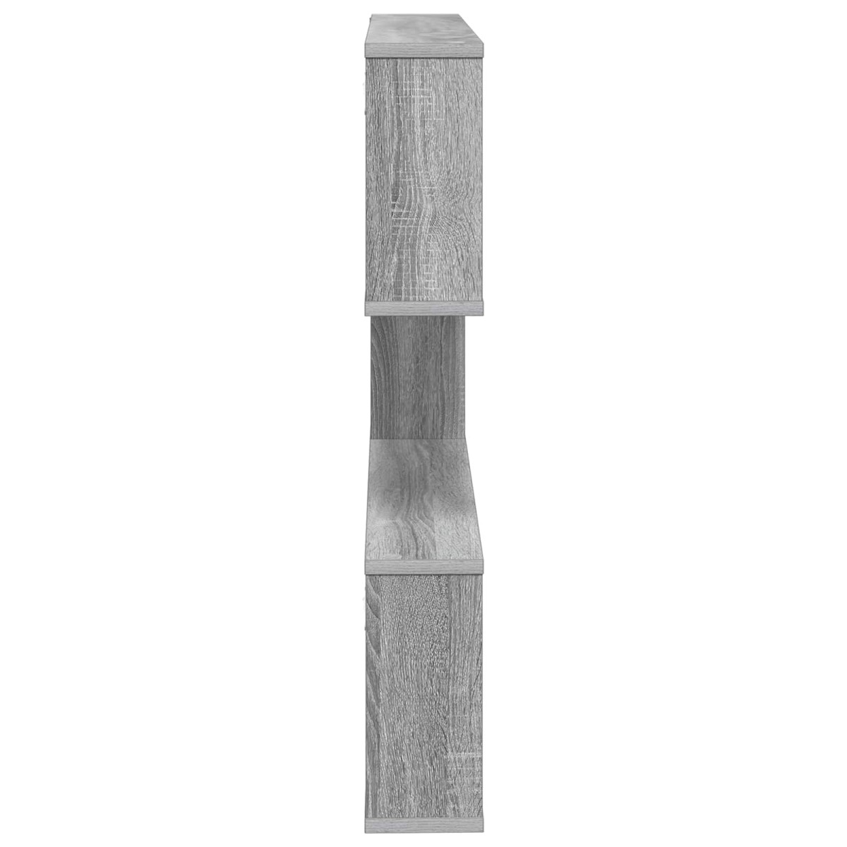 vidaXL Ράφι Τοίχου Γκρι Sonoma 80 x 12 x 79,5 εκ Επεξεργασμένο Ξύλο