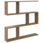 vidaXL Ράφι Τοίχου Artisan Δρυς 80 x 12 x 79,5 εκ Επεξεργασμένο Ξύλο