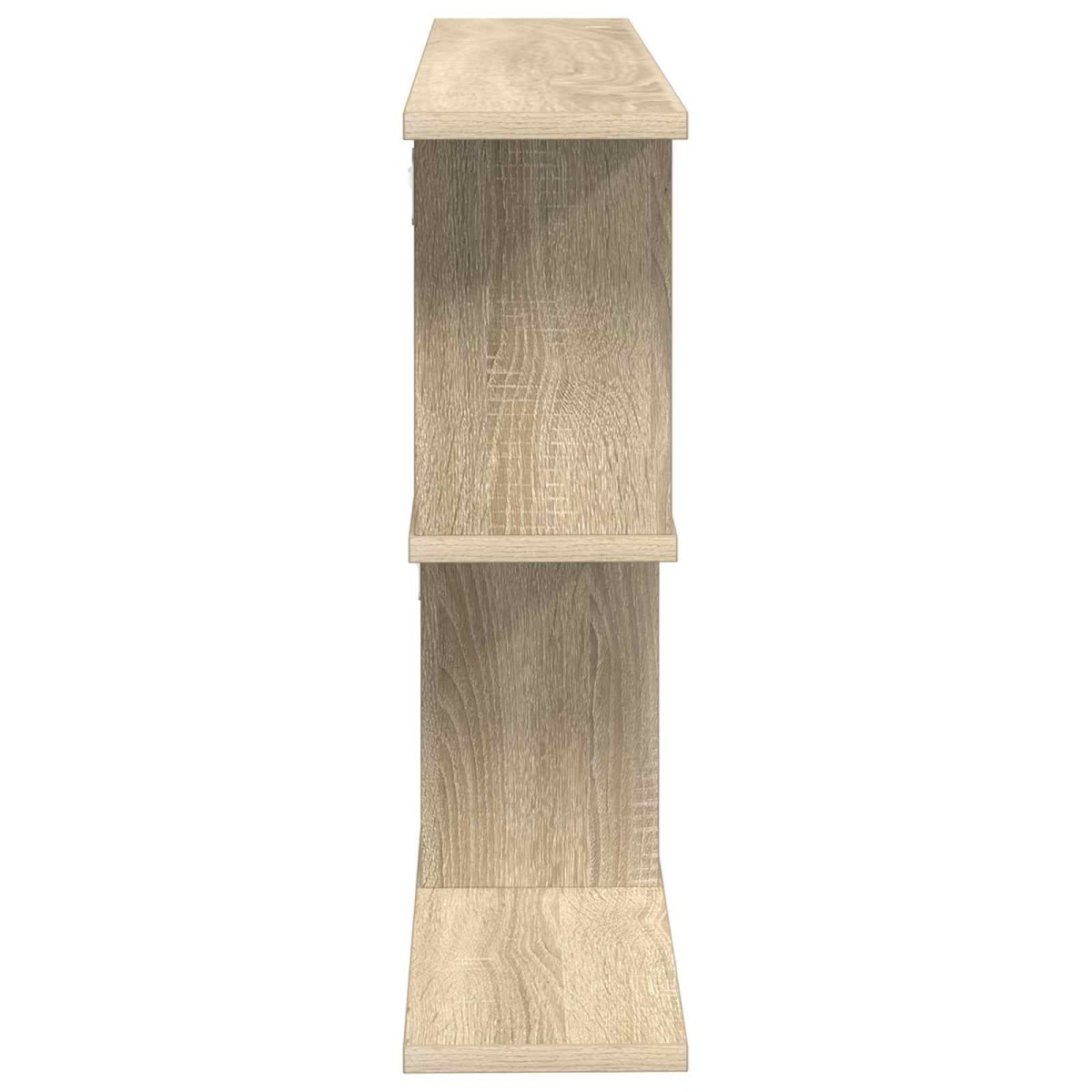 vidaXL Ράφι Τοίχου Sonoma Δρυς 80 x 15 x 50,5 εκ Επεξεργασμένο Ξύλο