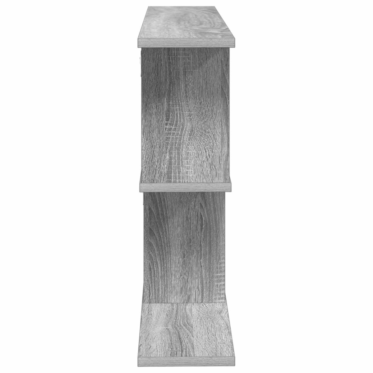 vidaXL Ράφι Τοίχου Γκρι Sonoma 80 x 15 x 50,5 εκ Επεξεργασμένο Ξύλο