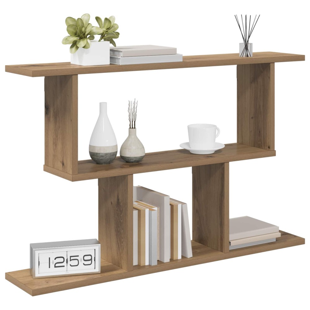 vidaXL Ράφι Τοίχου Artisan Δρυς 80 x 15 x 50,5 εκ Επεξεργασμένο Ξύλο
