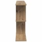 vidaXL Ράφι Τοίχου Artisan Δρυς 80 x 15 x 50,5 εκ Επεξεργασμένο Ξύλο
