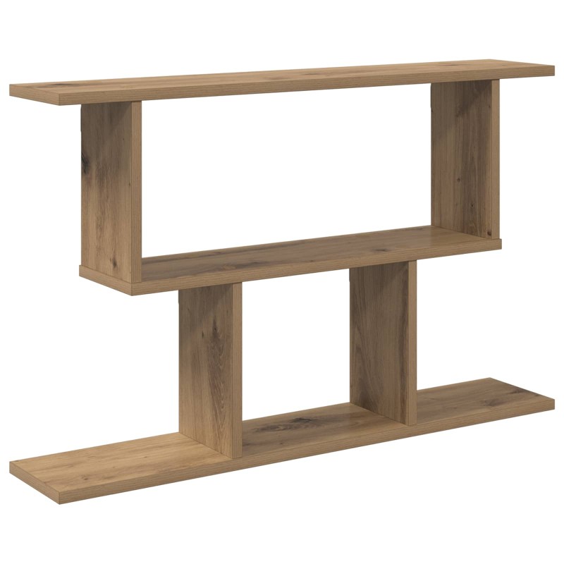 vidaXL Ράφι Τοίχου Artisan Δρυς 80 x 15 x 50,5 εκ Επεξεργασμένο Ξύλο