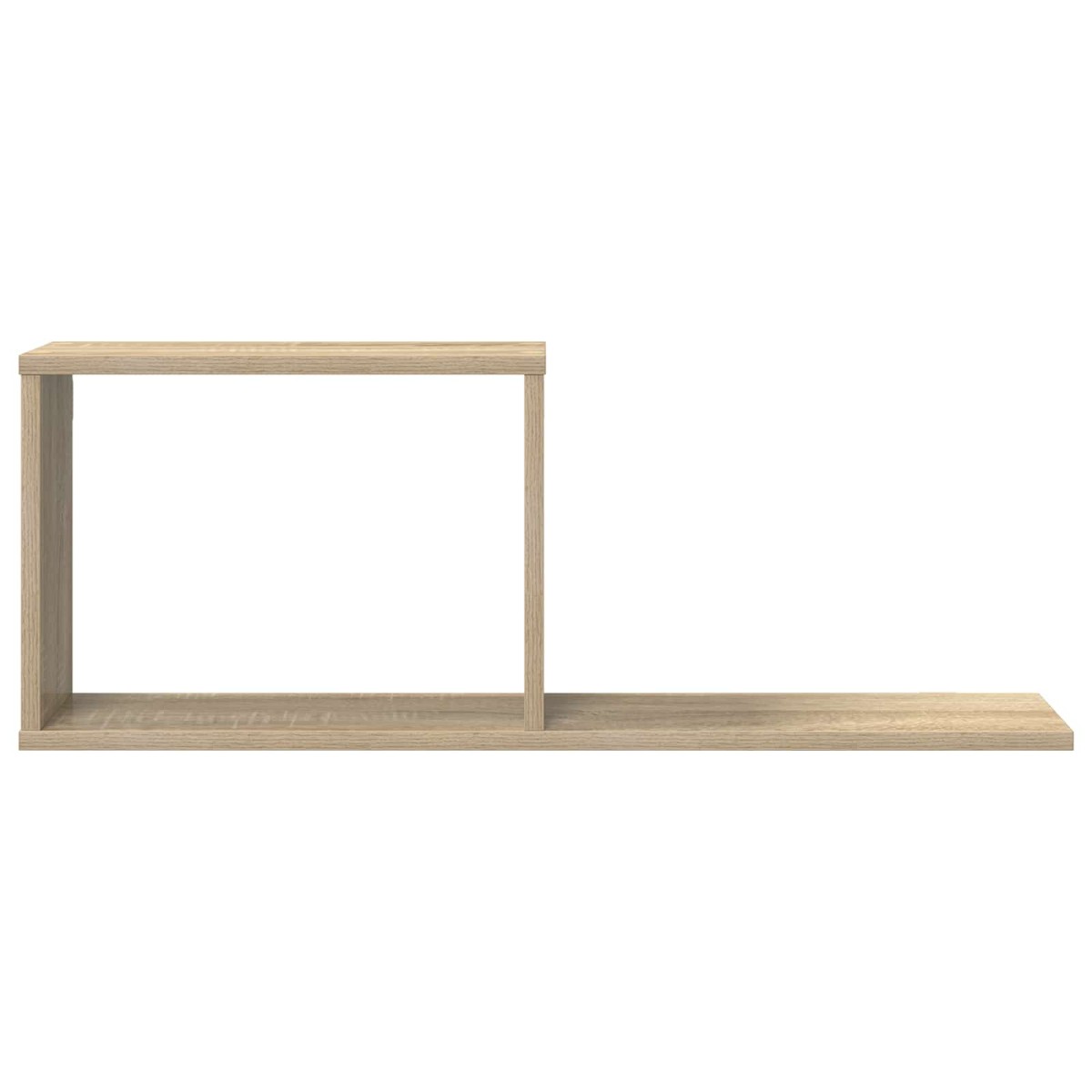 vidaXL Κρεμαστά ράφια Sonoma Δρυς 80 x 15 x 30 εκ Επεξεργασμένο Ξύλο