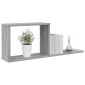 vidaXL Κρεμαστά ράφια Γκρι Sonoma 80 x 15 x 30 εκ Επεξεργασμένο Ξύλο