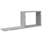 vidaXL Κρεμαστά ράφια 2 τμχ. Γκρι Sonoma 80 x 15 x 30 εκ