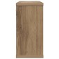 vidaXL Κρεμαστά ράφια Artisan Δρυς 80 x 15 x 30 εκ Επεξεργασμένο Ξύλο