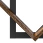 vidaXL Ράφι Τοίχου Καπνισμένο Ξύλο Δρυός 43 x 15 x 47 εκ