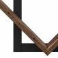 vidaXL Ράφι Τοίχου 2 τμχ. Παλαιωμένο ξύλο 43 x 15 x 47 εκ