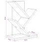 vidaXL Ράφι Δέντρων 3-Επιπέδων 30 x 18 x 40 εκ Επεξεργασμένο Ξύλο