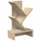 vidaXL Ράφι Δέντρων 3-Επιπέδων 30 x 18 x 48 εκ Επεξεργασμένο Ξύλο