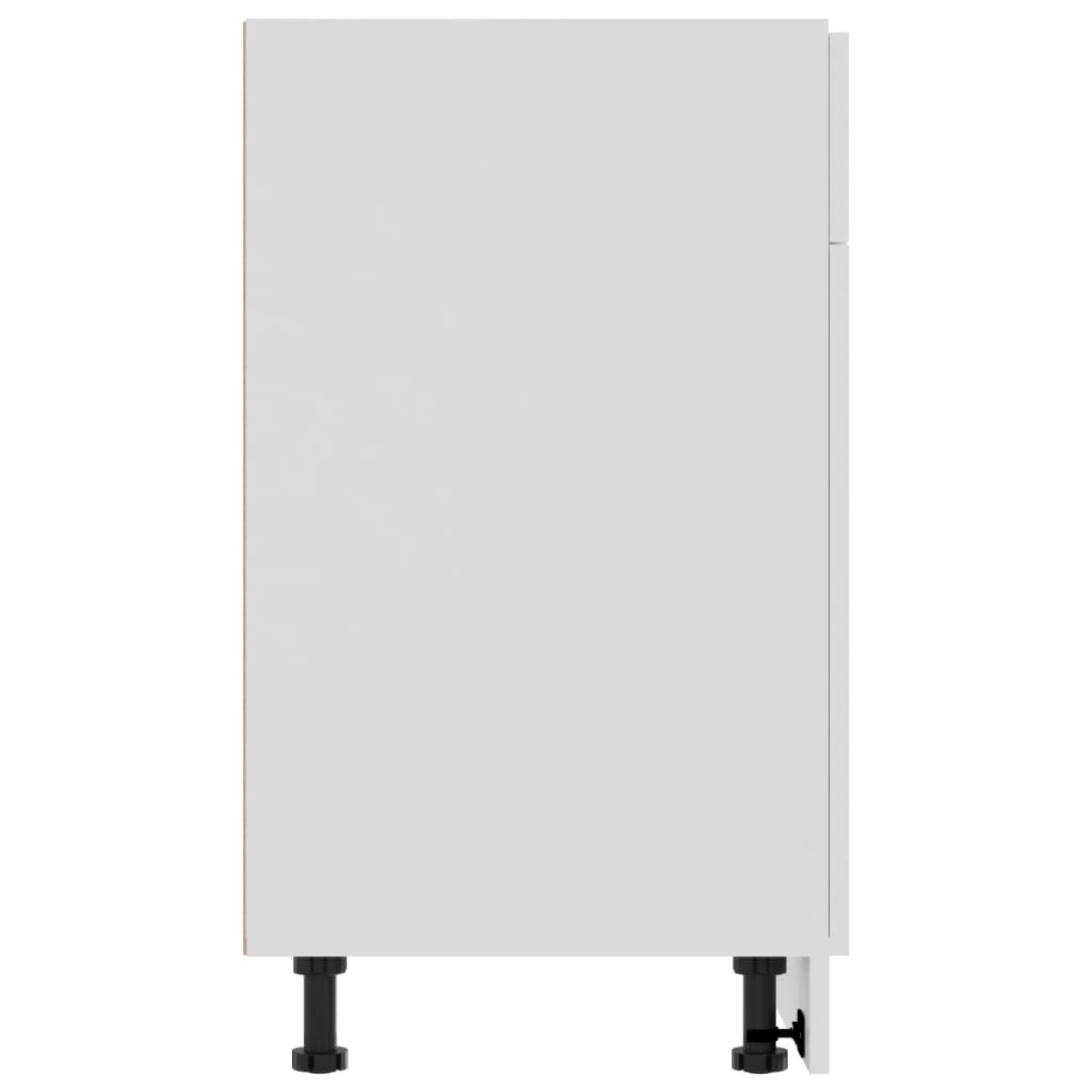 vidaXL Ντουλάπι με Συρτάρι Λευκό 80x46x81,5 εκ. Μοριοσανίδα