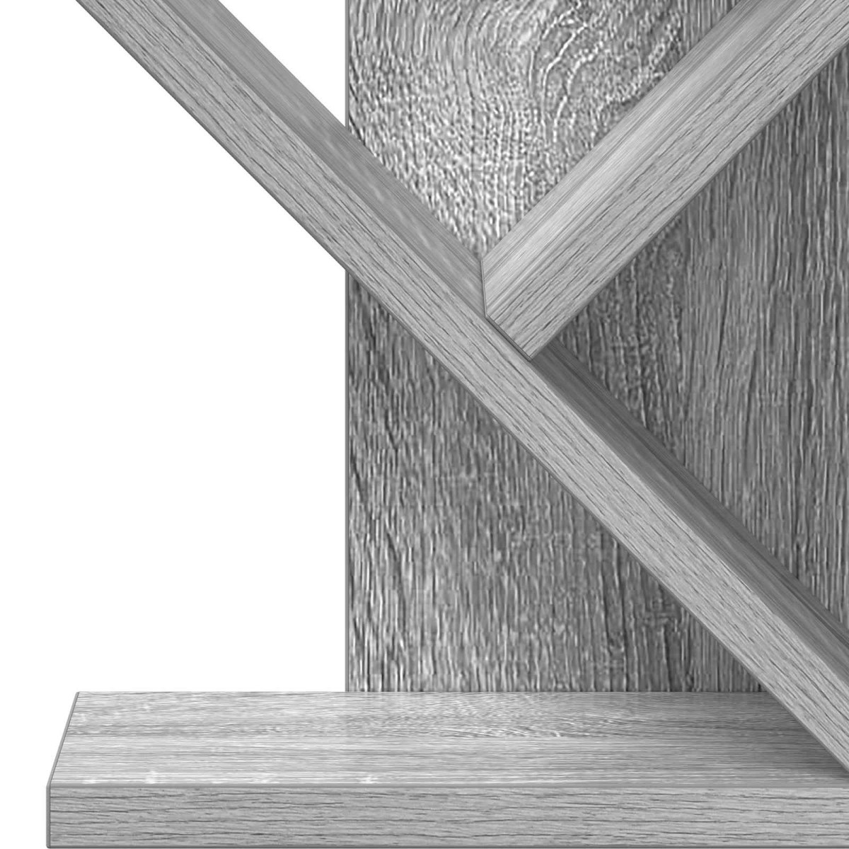 vidaXL Ράφι Δέντρων 3-Επιπέδων 30 x 18 x 48 εκ Επεξεργασμένο Ξύλο
