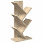 vidaXL Βιβλιοθήκη Δέντρου 4-Επίπεδη 30 x 18 x 60 εκ Επεξεργασμένο Ξύλο