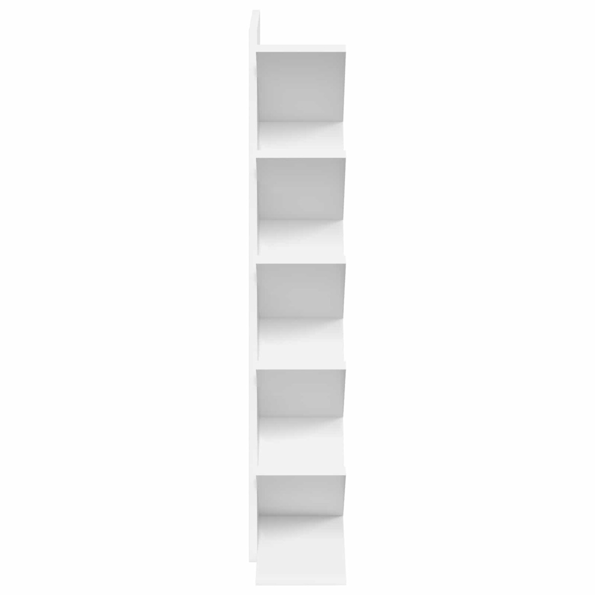 vidaXL Βιβλιοθήκη Δέντρου 6-Επιπέδων 30 x 18 x 100 εκ Λευκό