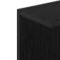 vidaXL Ράφι Τοίχου 2 τμχ. Μαύρη Δρυς 30 x 15 x 100 εκ