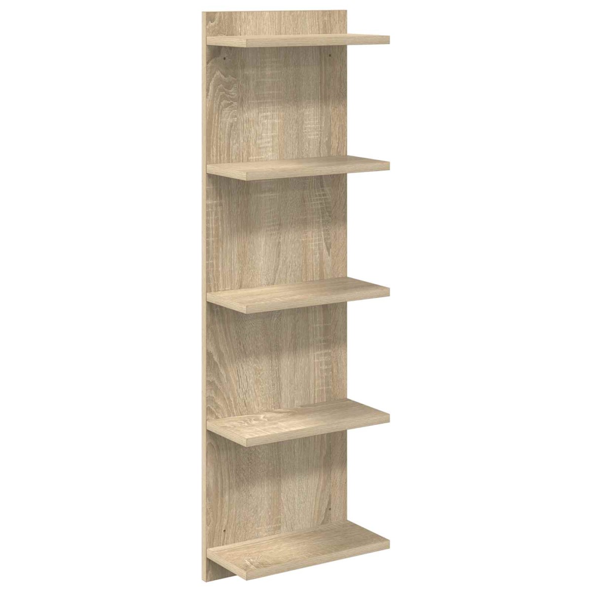 vidaXL Ράφι Τοίχου Sonoma Δρυς 30 x 15 x 100 εκ Επεξεργασμένο Ξύλο