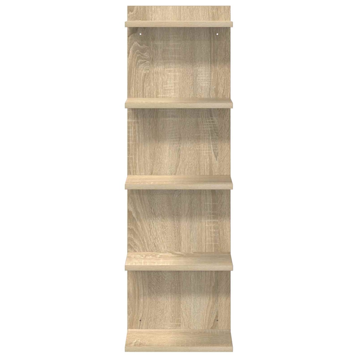 vidaXL Ράφι Τοίχου Sonoma Δρυς 30 x 15 x 100 εκ Επεξεργασμένο Ξύλο