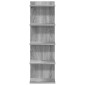 vidaXL Ράφι Τοίχου Γκρι Sonoma 30 x 15 x 100 εκ Επεξεργασμένο Ξύλο
