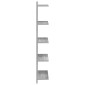 vidaXL Ράφι Τοίχου Γκρι Sonoma 30 x 15 x 100 εκ Επεξεργασμένο Ξύλο