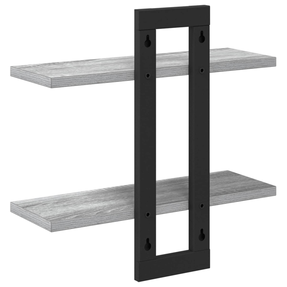 vidaXL Κρεμαστά ράφια Γκρι Sonoma 40 x 15 x 40 εκ Επεξεργασμένο Ξύλο