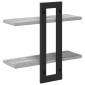 vidaXL Κρεμαστά ράφια Γκρι Sonoma 40 x 15 x 40 εκ Επεξεργασμένο Ξύλο
