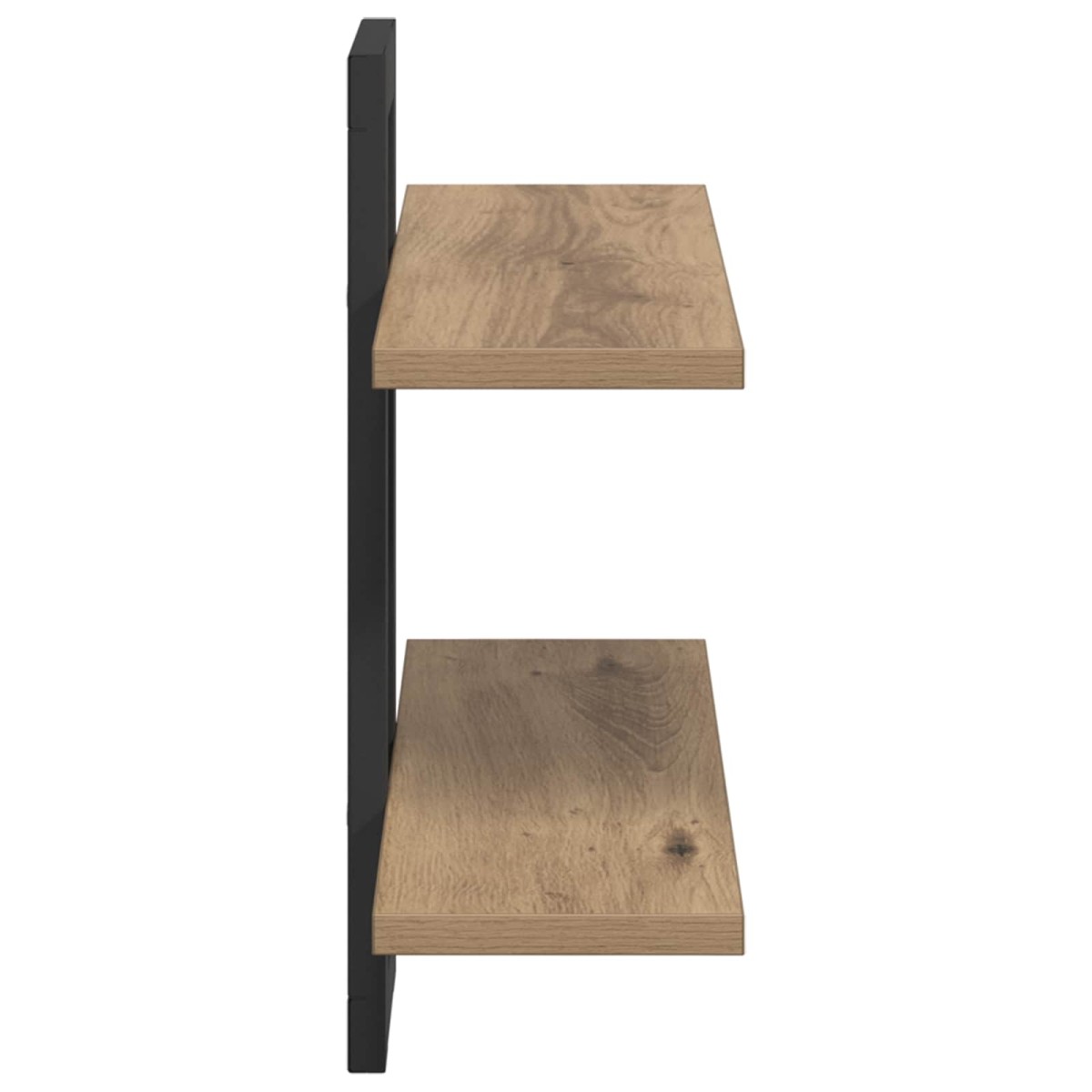 vidaXL Κρεμαστά ράφια Artisan Δρυς 40 x 15 x 40 εκ Επεξεργασμένο Ξύλο