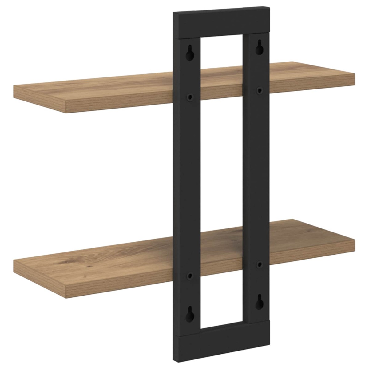 vidaXL Κρεμαστά ράφια Artisan Δρυς 40 x 15 x 40 εκ Επεξεργασμένο Ξύλο