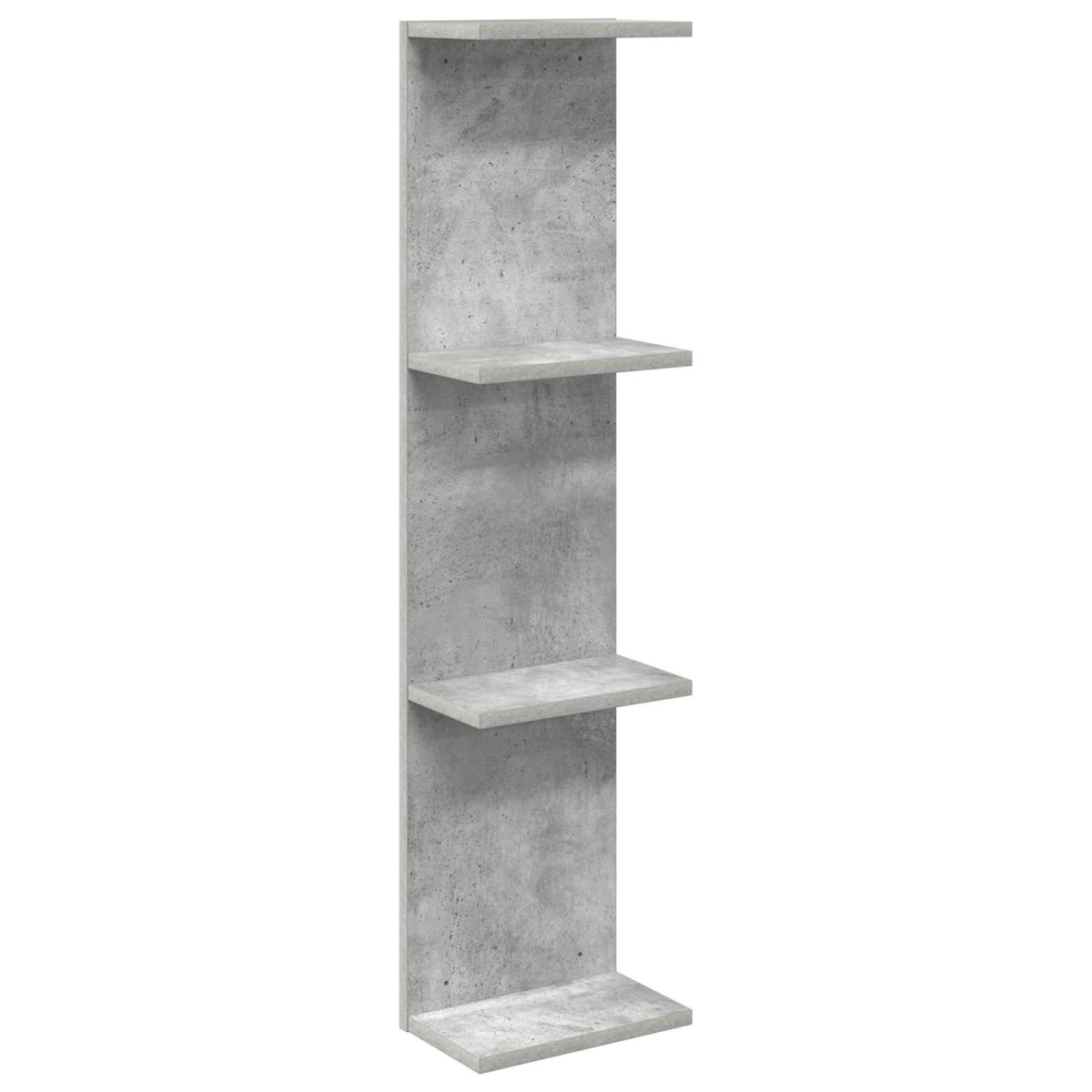 vidaXL Ράφι Τοίχου Γκρι Σκυροδέματος 22 x 15 x 100 εκ
