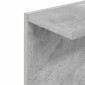 vidaXL Ράφι Τοίχου 2 τμχ. Γκρι Σκυροδέματος 22 x 15 x 100 εκ