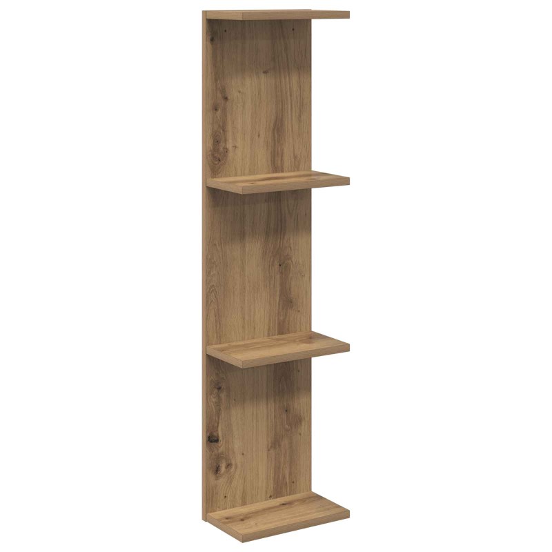 vidaXL Ράφι Τοίχου Artisan Δρυς 22 x 15 x 100 εκ Επεξεργασμένο Ξύλο