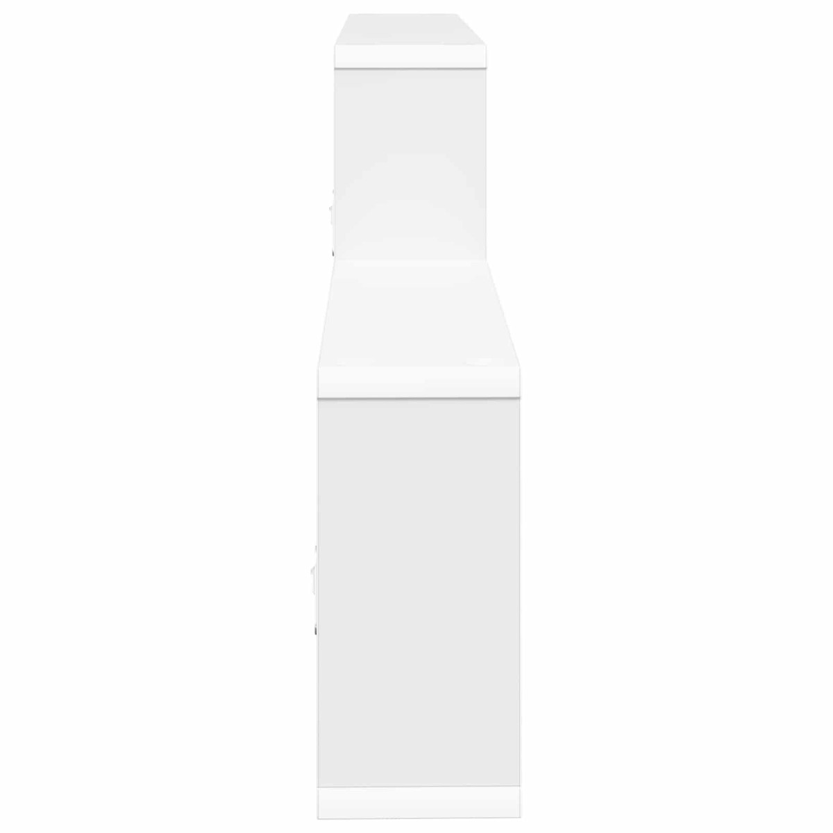 vidaXL Ράφι Τοίχου Λευκό 130 x 10 x 50 εκ. Επεξεργασμένο Ξύλο
