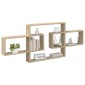 vidaXL Ράφι Τοίχου Sonoma Δρυς 130 x 10 x 50 εκ. Επεξεργασμένο Ξύλο