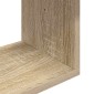 vidaXL Ράφι Τοίχου Sonoma Δρυς 130 x 10 x 50 εκ. Επεξεργασμένο Ξύλο