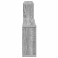 vidaXL Ράφι Τοίχου Γκρι Sonoma 130 x 10 x 50 εκ. Επεξεργασμένο Ξύλο