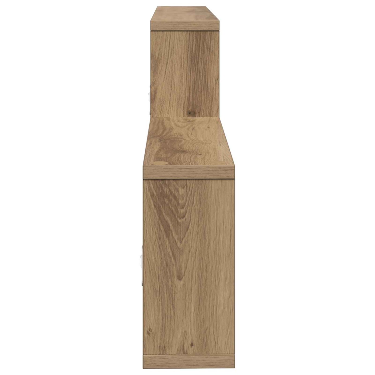 vidaXL Ράφι Τοίχου Artisan Δρυς 130 x 10 x 50 εκ. Επεξεργασμένο Ξύλο