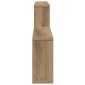 vidaXL Ράφι Τοίχου Artisan Δρυς 130 x 10 x 50 εκ. Επεξεργασμένο Ξύλο