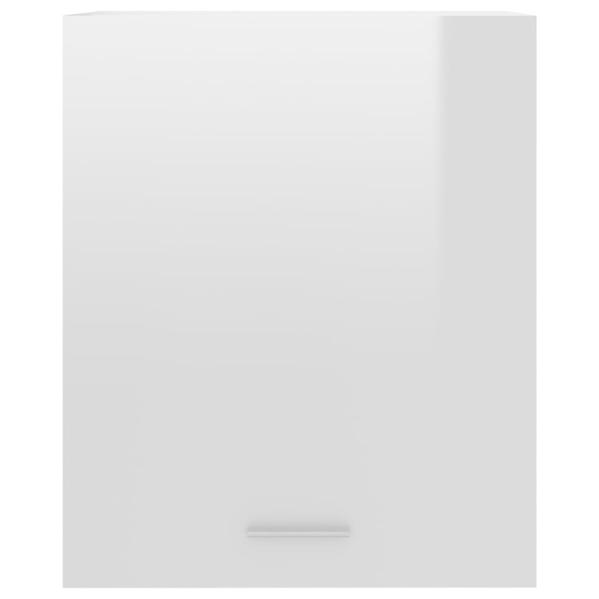 vidaXL Ντουλάπι Κρεμαστό Γυαλιστερό Λευκό 50x31x60 εκ. Μοριοσανίδα