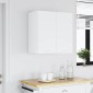 vidaXL Ντουλάπι Κρεμαστό Λευκό 60 x 31 x 60 εκ. από Μοριοσανίδα
